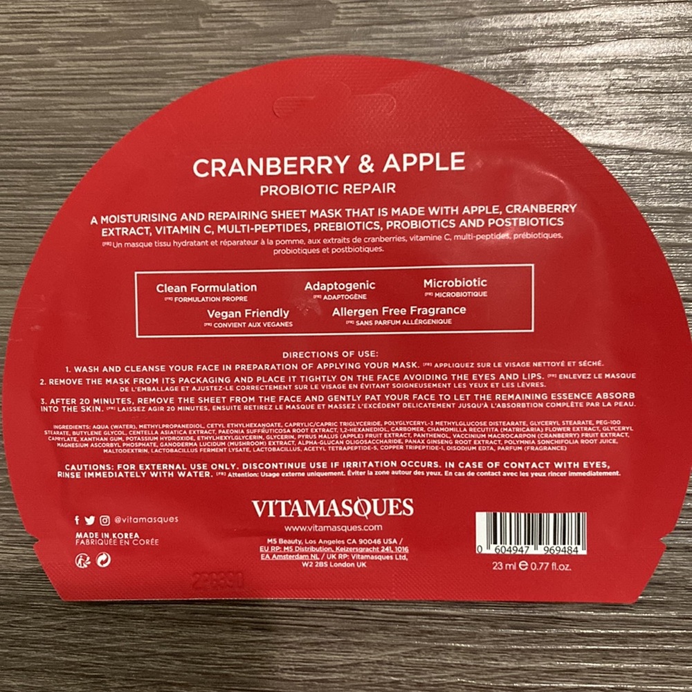 Vitamasques Sheet Masks - Picture 4 of 7